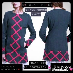 Elevenses Tamarisk Lattice Coat